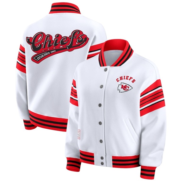 Wear By Erin Andrews Jackets & Blazers - Kansas City Chiefs WEAR by Erin Andrews Women's Full-Snap Fleece Jacket size XXL